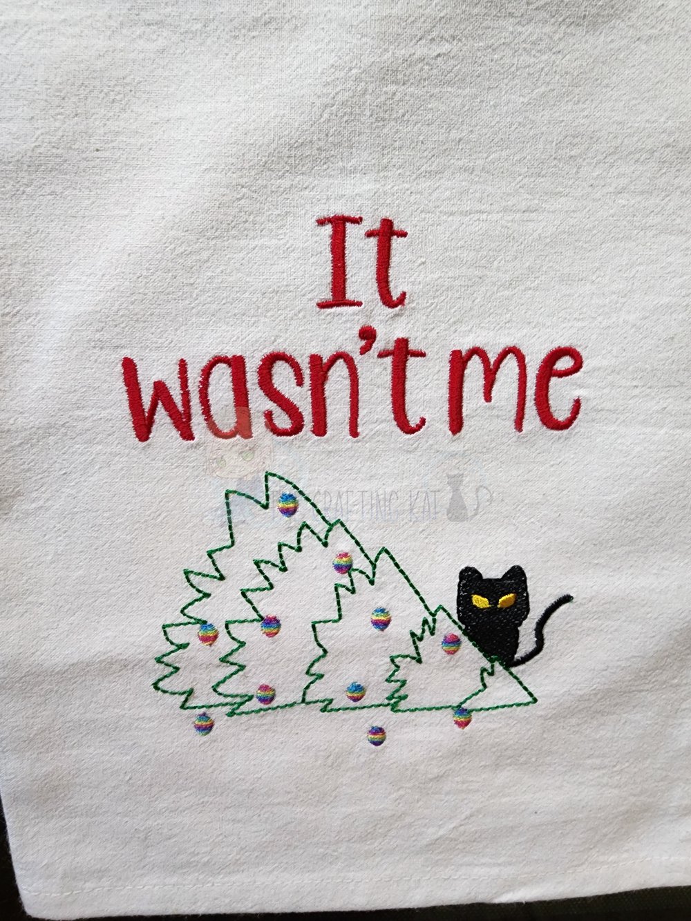 Image of It Wasn't Me Flour Sack Towel