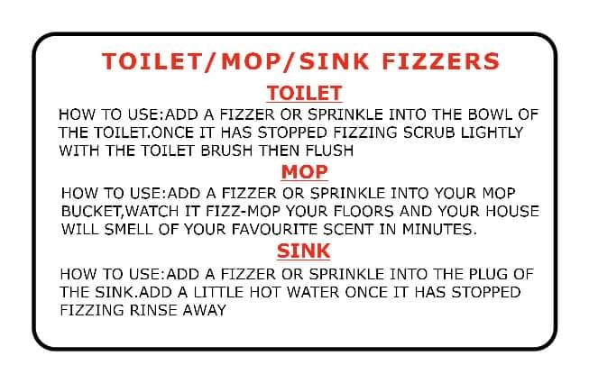 10 Pack toilet sink and mop fizzers Image 2