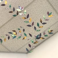 Image 1 of **SPECIAL** Gold-Purple-Emerald OOAK Dappled Leaf Mobile