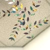 **SPECIAL** Gold-Purple-Emerald OOAK Dappled Leaf Mobile