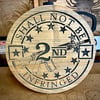 2nd Amendment - Shall Not Be Infringed - Wall Hanging