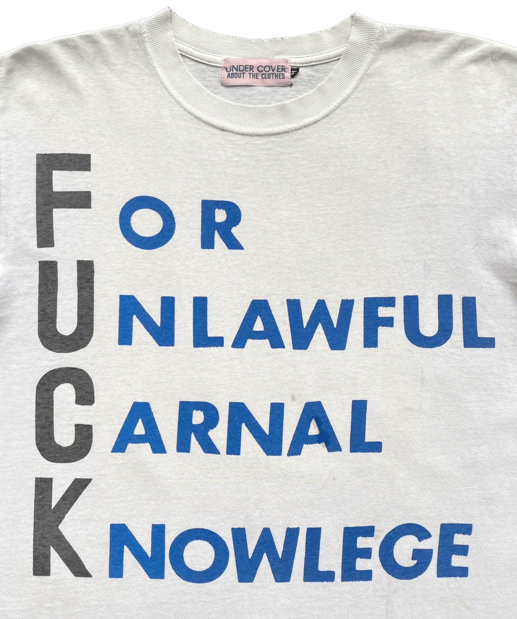90's Undercover F.U.C.K. Tee | neverlandsupply 90's Undercover F.U.C.K. Tee | neverlandsupply