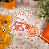 Image 2 of Fall & Bunny sticker sheet