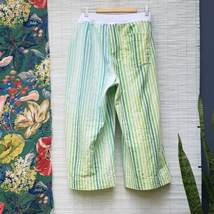 Image of Pep-o-mint stripe Linen pants