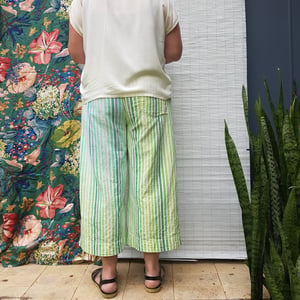 Image of Pep-o-mint stripe Linen pants