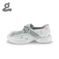 Image 3 of White Printing Safety Buckle Mary Jane shoes