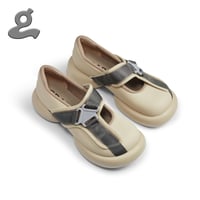 Image 1 of Khaki Safety Buckle Mary Jane shoes