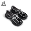 Black Safety Buckle Mary Jane shoes