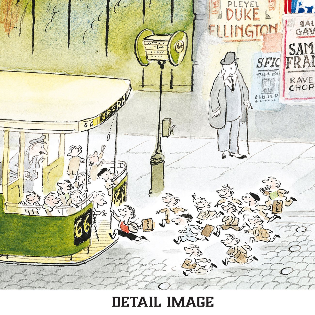 Jean-Jacques Sempe | Bus | 1999 | Exhibition Poster | Wall Art Print ...