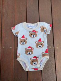 Image 1 of Santa Bear Bodysuit