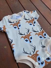 Image 2 of Ribbed Deer Bodysuit