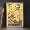 The lure of the Underground | Alfred Leete | 1927 | Subway | Wall Art Print | Vintage Travel Poster