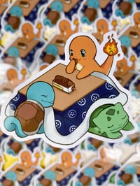 Gen 1 Starter Kotatsu Sticker