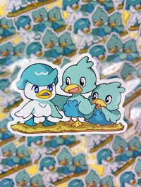 Quaxly and Ducklett Sticker