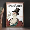 New Yorker February 21st, 1925 | Rea Irvin | Magazine Cover | Wall Art Print | Home Decor