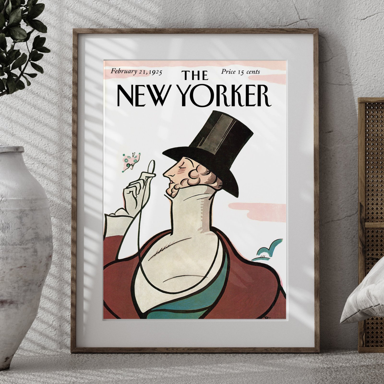 The New Yorker February 21st, 1925 | Rea Irvin | Magazine Cover | Wall ...