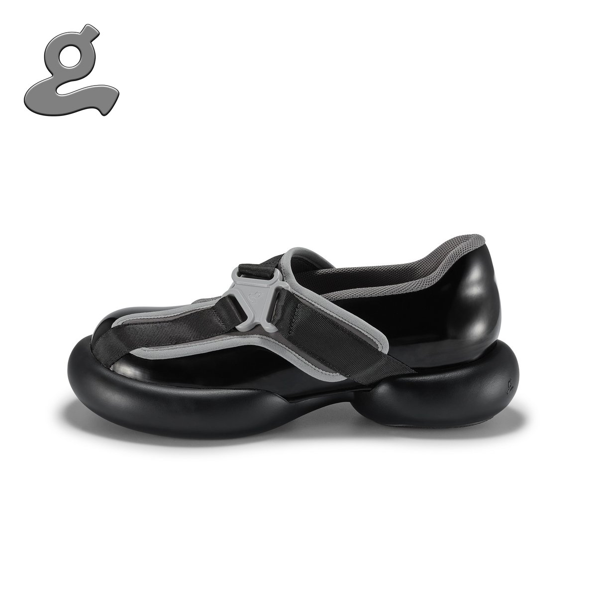 Image of Black Safety Buckle Mary Jane shoes