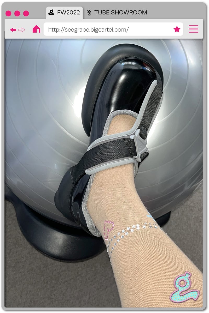 靴 GRAPE SAFETY BUCKLE MARY JANE SHOES Black Safety Buckle Mary Jane shoes | GRAPE