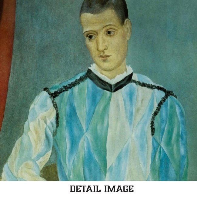 Pablo Picasso | Harlequin | Museo Picasso | 1966 | Exhibition Poster | Wall Art Print | Home Decor