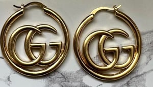 Image of NEW DROP ðŸŽ‰ Authentic GG Running Gold Hoops