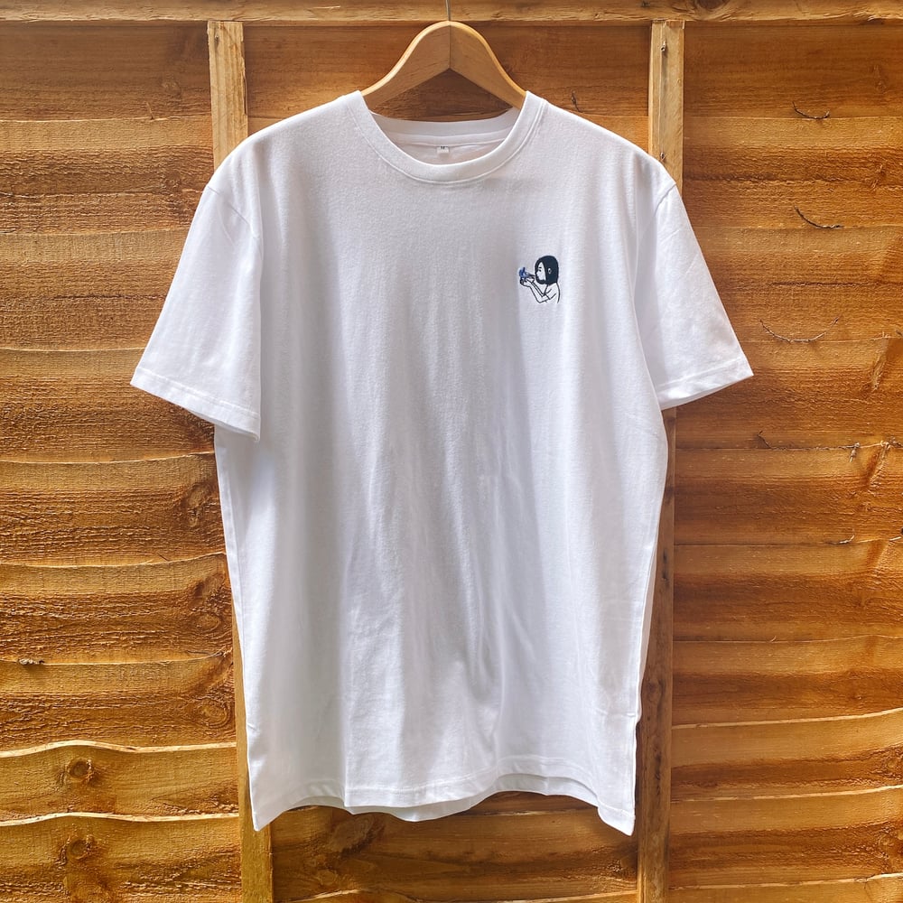 Image of Blow Water Embroidered Logo Tee Shirt 繡