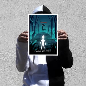 Fighting Death Thougts A4 print 
