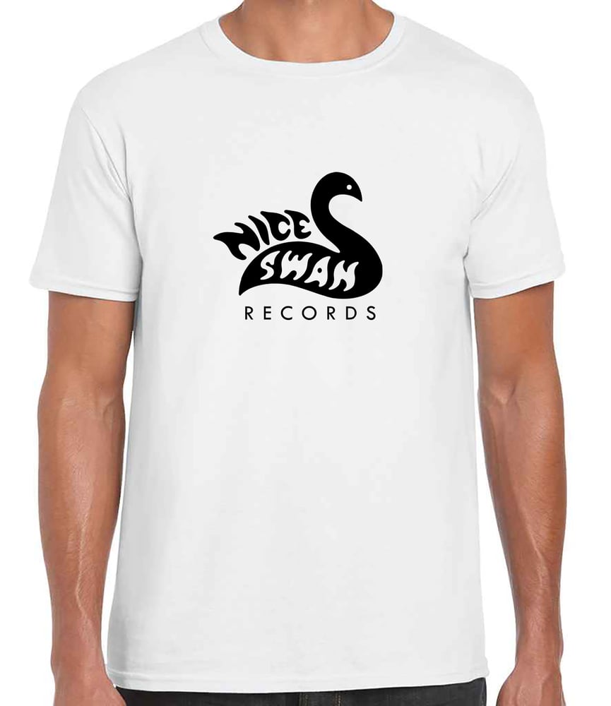Image of Nice Swan Records White Tee