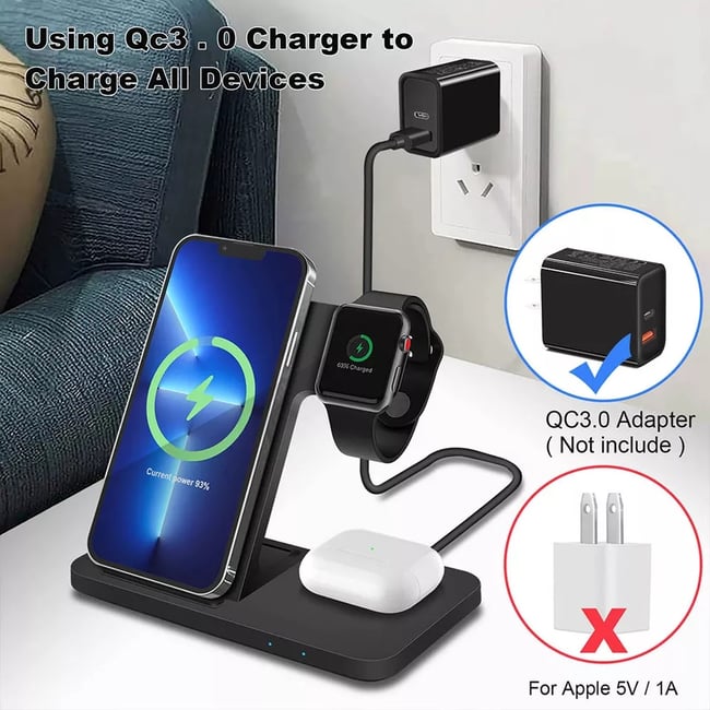 3 in 1 charger. | homecozy