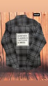 Bonfires flannels tattoos and weed - flannels (multiple colors available)