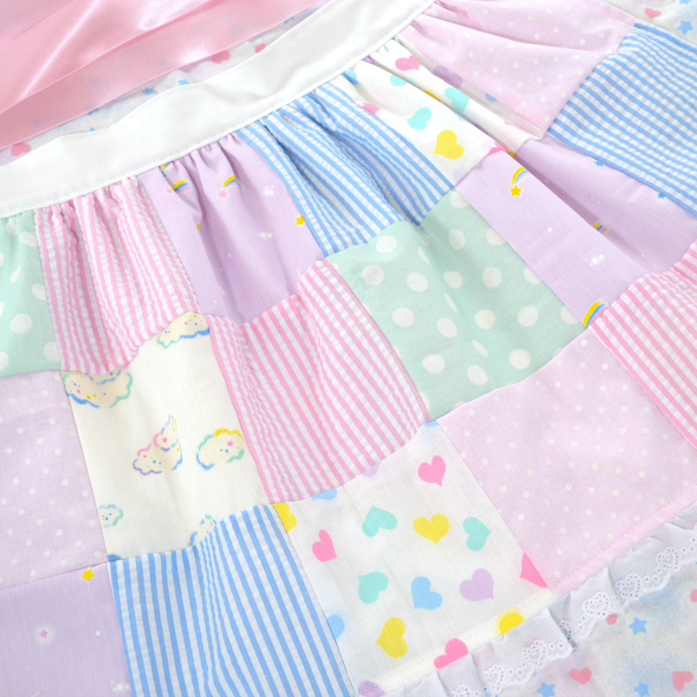 Pastel Quilted Apron
