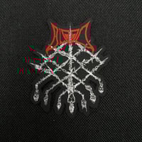 Image 1 of BLOOD - WOVEN LASER CUT PATCH 