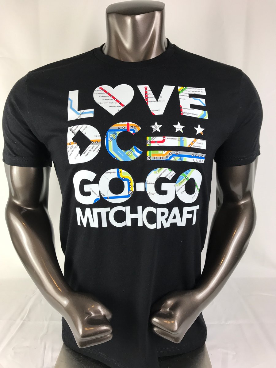 Image of Black LOVE DC GOGO MITCHCRAFT "Subway" T-shirt