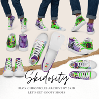 Let's get goofy - Men’s High Top Canvas Shoes