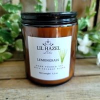 Image 2 of Lemongrass, 7.2 oz amber jar