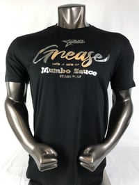 Silver on Black LOVE DC GOGO X DC BLACK BROADWAY Collaboration T-shirt