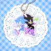 Sonic And Shadow Keychain