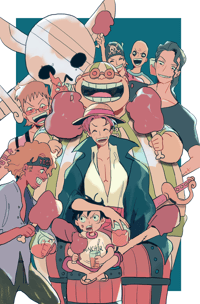 One Piece A5 art print