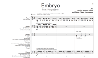 "Embryo" from Perspective — Score and Parts