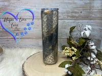 Image 4 of 32oz Black Gold Leopard Tumbler