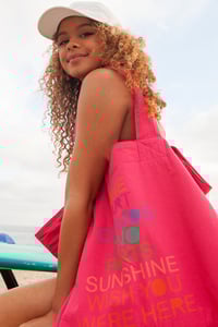 Pink Beach Bag