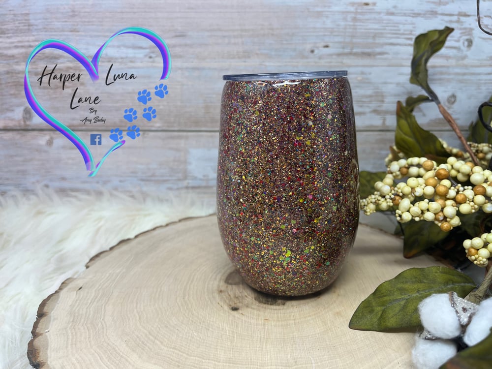 Image of 14oz Leave the Judgin to Jesus Wine Tumbler