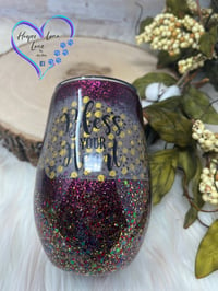 Image 5 of 14oz Bless Your Heart Wine Tumbler