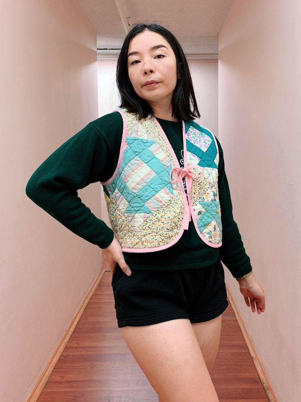Image of Quilt Vest — Pastels