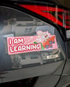 Learning Driver Bumper Stickers