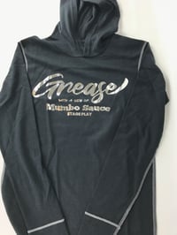 Image 1 of LOVE DC GOGO X DC BLACK BROADWAY "Grease" Waffle Hooded T-shirt