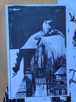 Batman B&W Set of 5 PRINTS