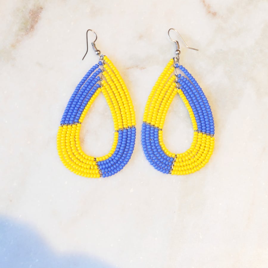 Image of Zulu Oval Earrings