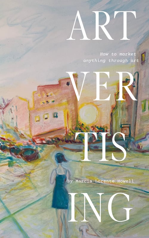 Image of ME (Marci & Elvis) at the Meatpack, 30" x 40" painting