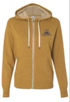 Wheat Zip Up Hoodie