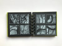 Image 4 of Small square spiral bound sketchbook (black pages)